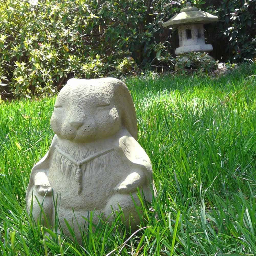 concrete Buddha rabbit