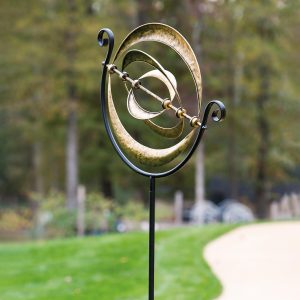 72" Galactic Hammered Metal Wind Spinner