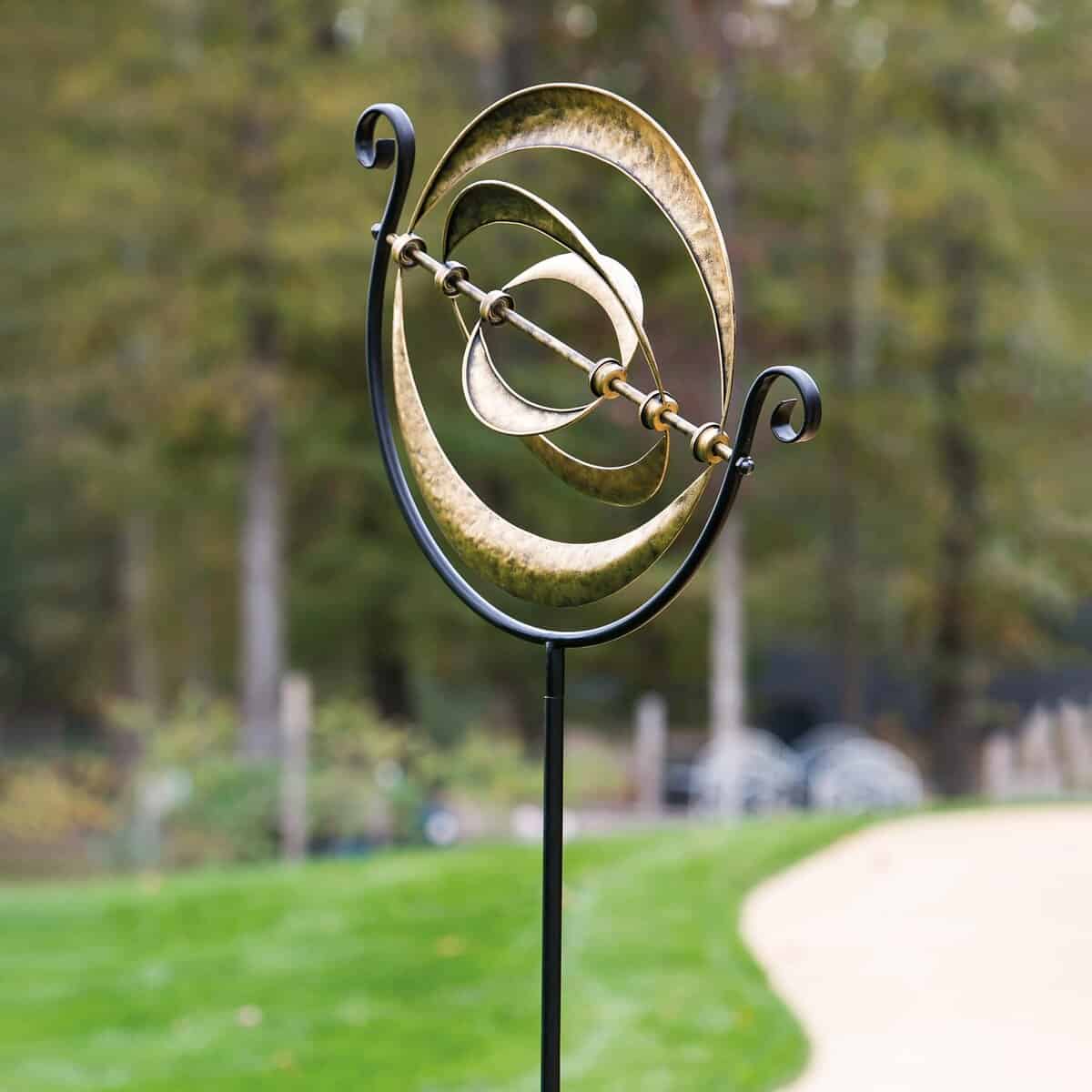 72" Galactic Hammered Metal Wind Spinner