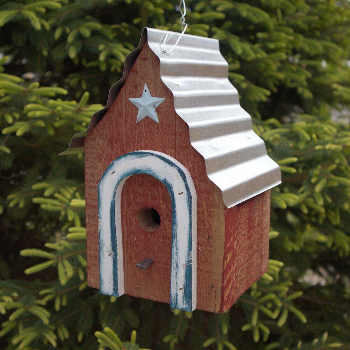 Brandywine Bird House with Metal Roof