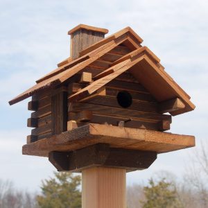 Conestoga Log Cabin Natural Cedar Bird House