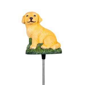 Dog with Sound Solar Garden Stake