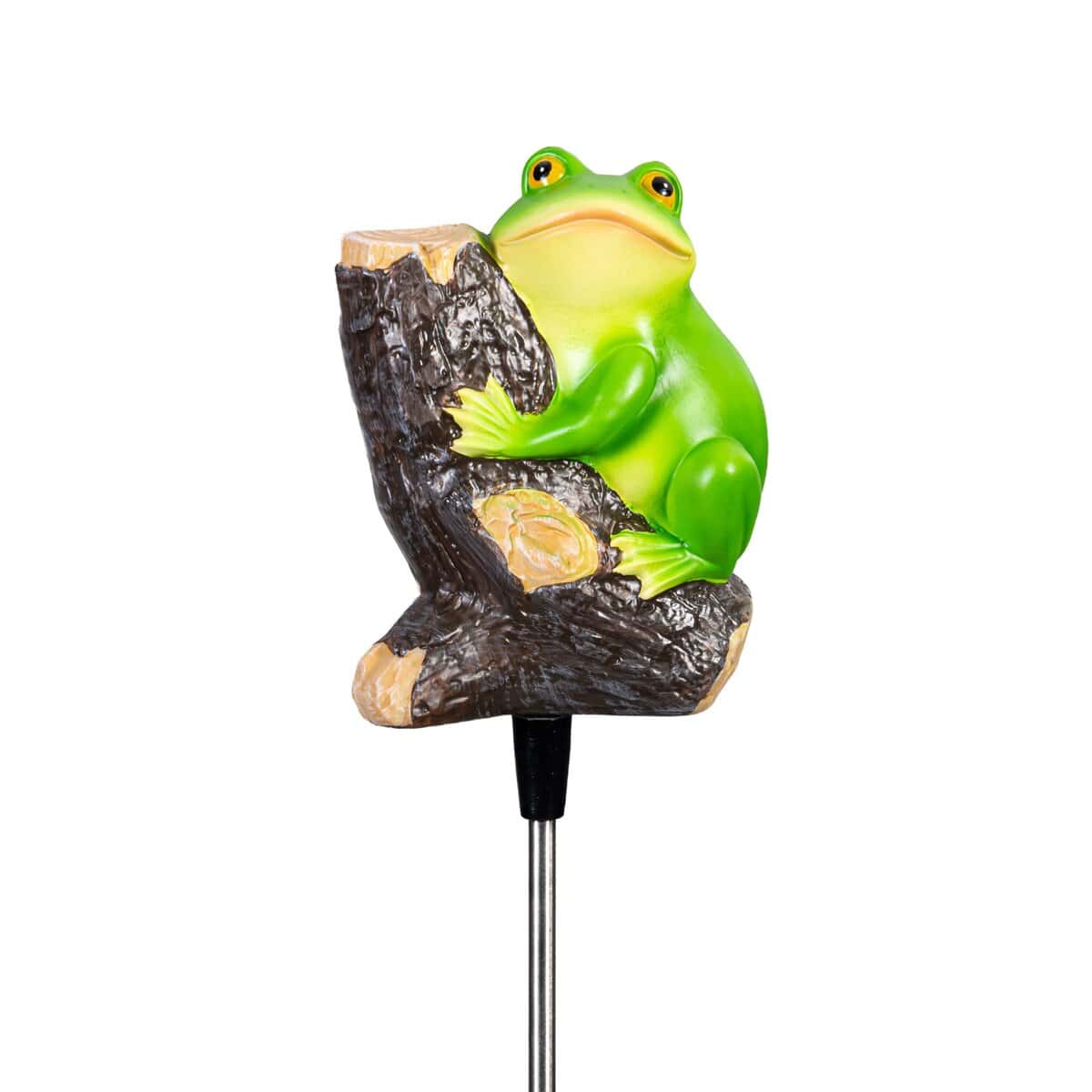 Frog with Sound Solar Garden Stake