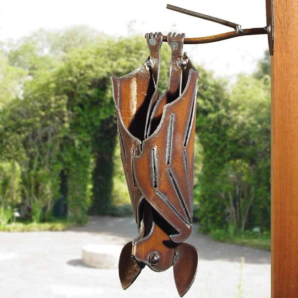 Hanging Garden Bat Sculpture
