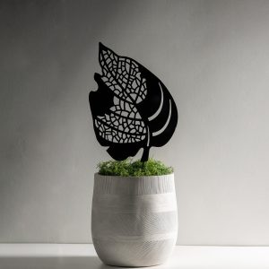 Leaf Skeleton Garden Stake