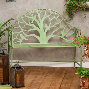 Metal Tree Bench
