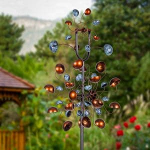 Petal Sphere Wind Spinner 86"H