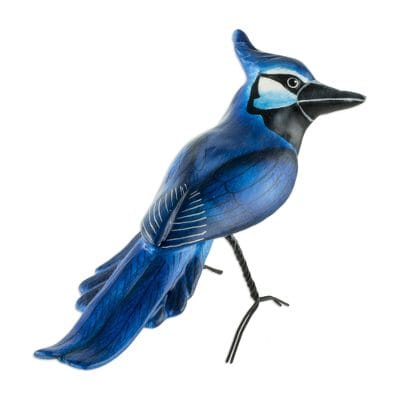Signed Hand Painted Bird Sculpture