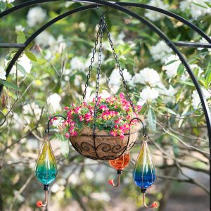 Hanging Hummingbird Feeder Station/Planter