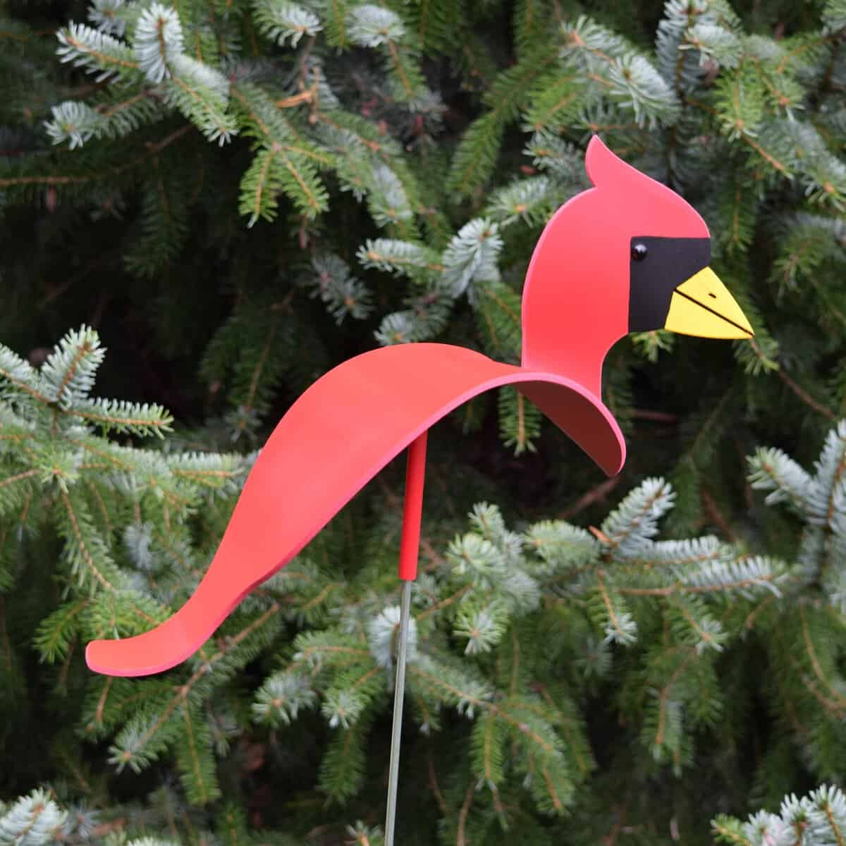 Dancing Cardinal Sculpture