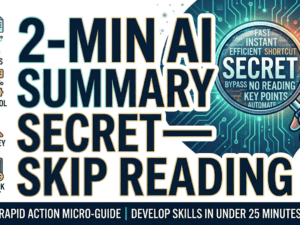 2-Min AI Summary Secret, Skip Reading — Course Thumbnail