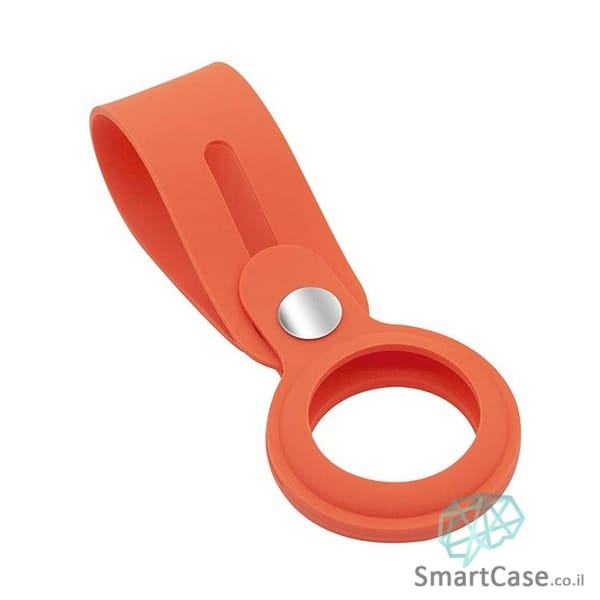 כיסוי קשירה לאייר תג / Apple AirTag Loop בצבע כתום