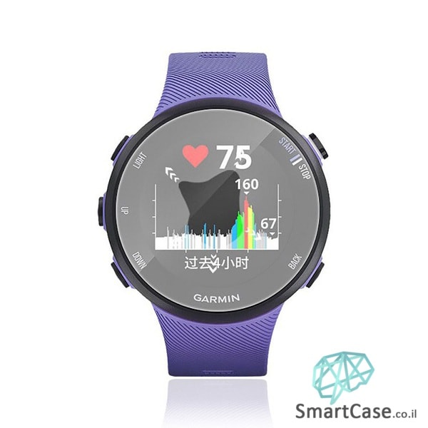 מגן מסך זכוכית לשעון יד חכם מדגם: Garmin Forerunner 45s