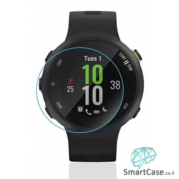 מגן מסך זכוכית לשעון יד חכם מדגם: Garmin Forerunner 45