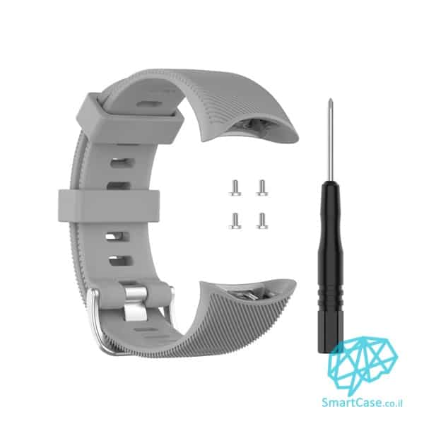 רצועת סיליקון לשעוני Garmin Forerunner 45/45S בצבע Gray