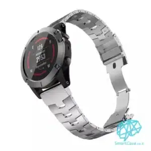 רצועת Titanium alloy 22mm בצבע כסוף לשעוני גרמין פניקס Fenix 5 \6 \7