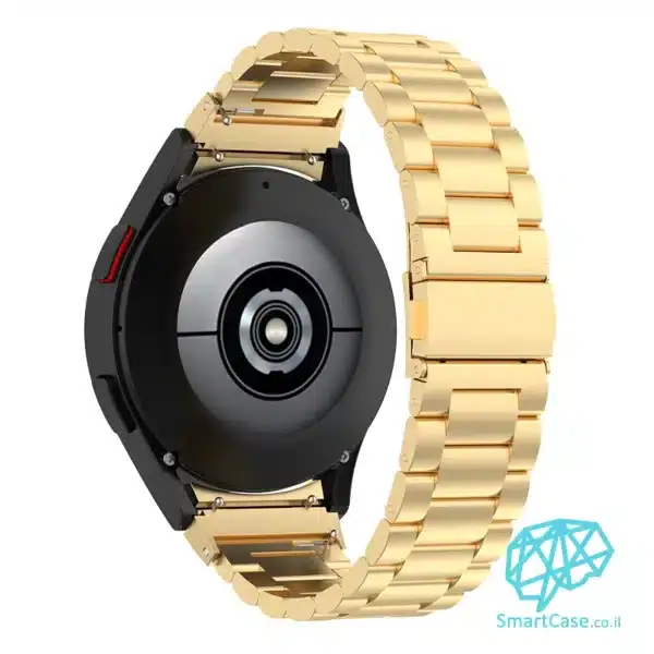 רצועת ברזל חוליות בצבע Gold לשעוני גלקסי ווטש 4