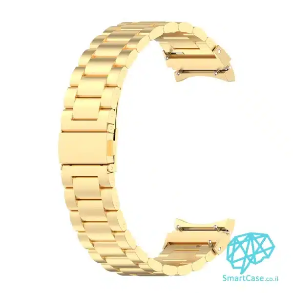 רצועת ברזל חוליות בצבע Gold לשעוני גלקסי ווטש 4