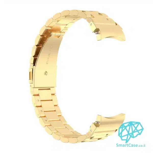 רצועת ברזל חוליות בצבע Gold לשעוני גלקסי ווטש 4