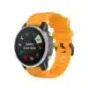 רצועת סיליקון לשעוני גרמין פניקס Fenix 5s 6s 7s 20mm Amber yellow