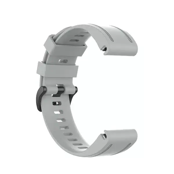 רצועת סיליקון לשעוני גרמין פניקס Fenix 5s 6s 7s 20mm Gray