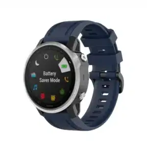 רצועת סיליקון לשעוני גרמין פניקס Fenix 5s 6s 7s 20mm Midnight blue