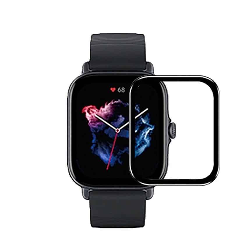 מגן מסך זכוכית PMMA לשעון יד חכם מדגם: Amazfit GTS 3