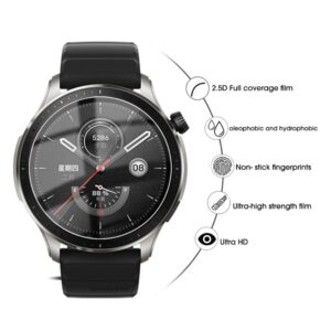 מגן מסך זכוכית לשעון מדגם Amazfit GTR 4