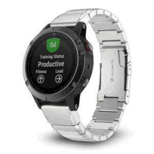 רצועת טיטניום 26 מ"מ QuickFit לשעוני גרמין פניקס, קלות להתקנה ואיכותית, מתאימה לשעוני ספורט ופעילות גופנית, עמידה וקלה לניקוי.