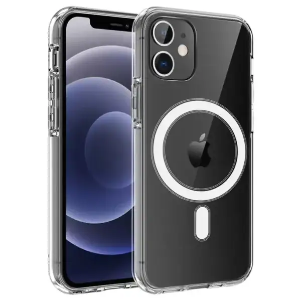 כיסוי סיליקון שקוף קשיח אייפון 14 מגסייף iPhone 14 iPhone 14 Pro iPhone 14 Pro Max