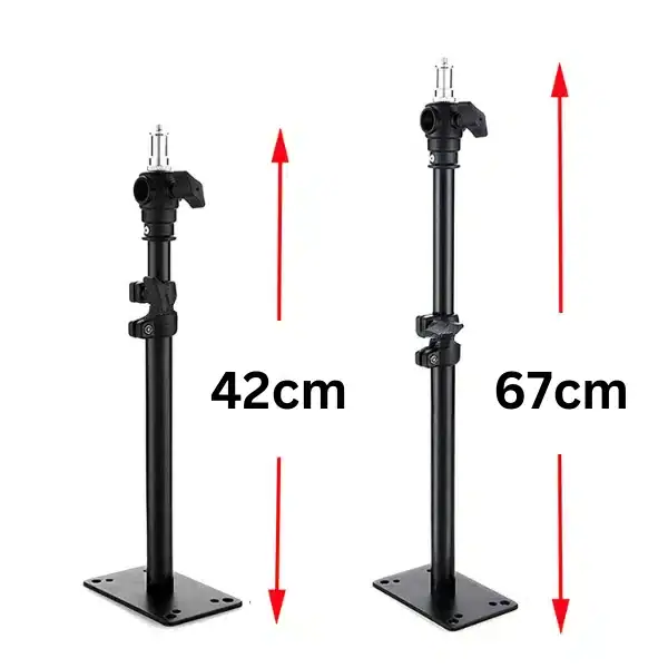 חצובת קיר נתלית לרינגלייט מצלמה תאורה softbox DSLR