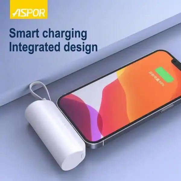 מטען נייד מיני לאייפון סוללת גיבוי ניידת 5000mAh