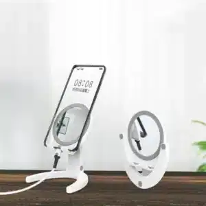 מעמד לטלפון מתקפל שולחני עם מראה