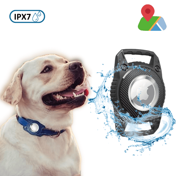 כיסוי איירטאג לקולר כלבים או רצועה נגד מים IPX7 אייר טאג AirTag