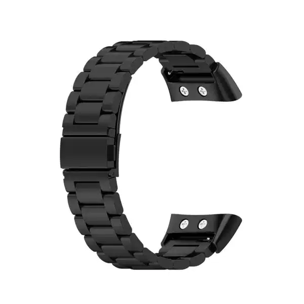 רצועת ברזל חוליות לשעוני Garmin Forerunner 45/45S בצבע Black