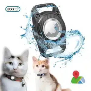 כיסוי איירטאג לקולר חתול או רצועה נגד מים IPX7 איירטאג AirTag מעקב ואיתור החתול