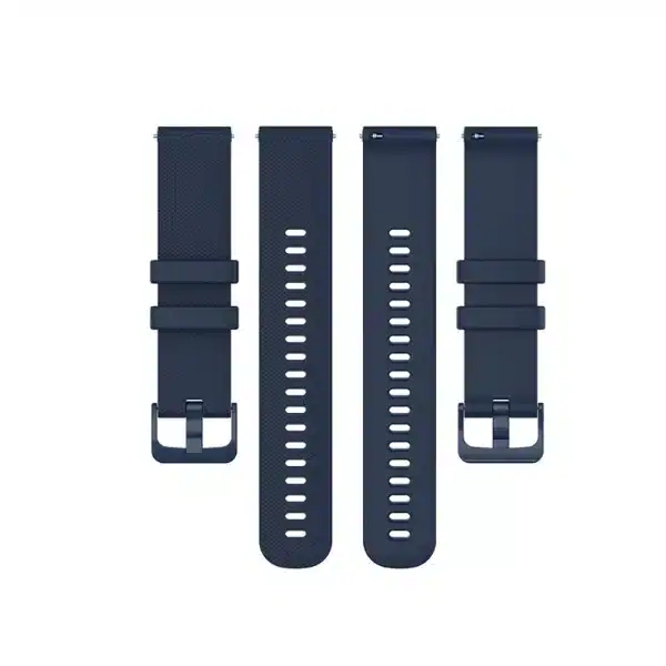 רצועת סיליקון כחול עם אבזם Quick Release 18mm