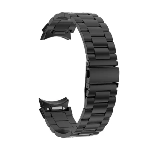רצועת ברזל חוליות OneClick בצבע Black לשעוני גלקסי ווטש 4/5/6
