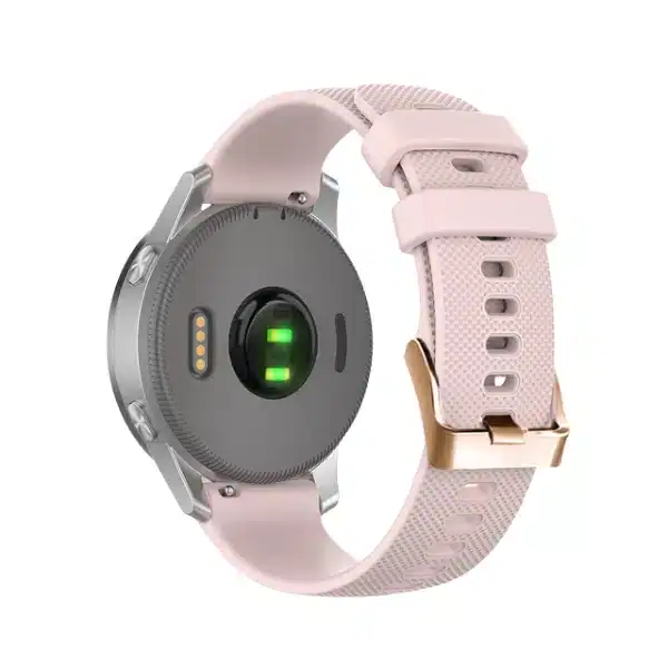 רצועת סיליקון ורוד עם אבזם Quick Release 18mm Rose Gold