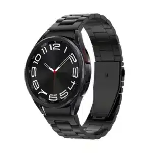רצועת ברזל חוליות OneClick בצבע Black לשעוני גלקסי ווטש 4/5/6