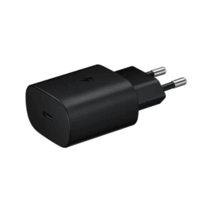 ראש מטען מקורי מהיר 25W יציאה USB-C של סמסונג שחור USB-C 25W Samsung
