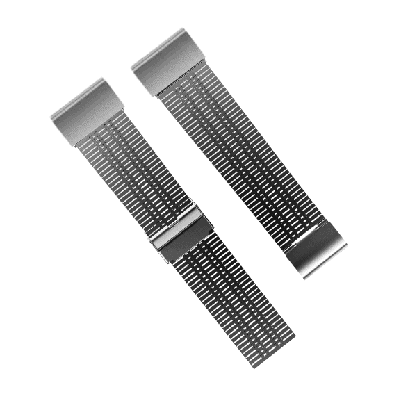 רצועה ברזל לגרמין Mesh Milanese QuickFit 26mm כסוף