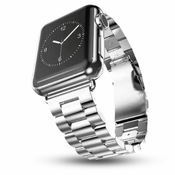 רצועה לשעון אפל ברזל חוליות 38/40/41mm בצבע Silver