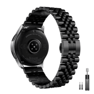 רצועת ברזל חוליות Quick Release 22mm Five Beads שחור