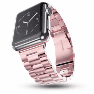 רצועה לשעון אפל ברזל חוליות 38/40/41mm בצבע Pink