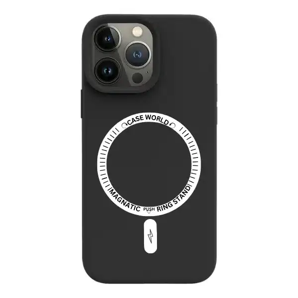 כיסוי לאייפון 14 magsafe מגע קטיפה iPhone 14 שחור