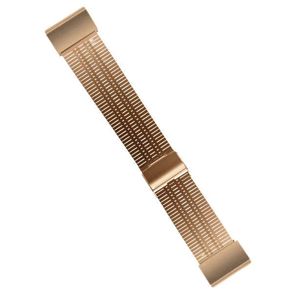 רצועה ברזל לגרמין Mesh Milanese QuickFit 26mm זהב ורדים