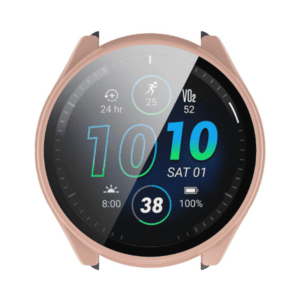 כיסוי היקפי מלא זכוכית Pink גרמין פוראנר 965 Garmin forerunner