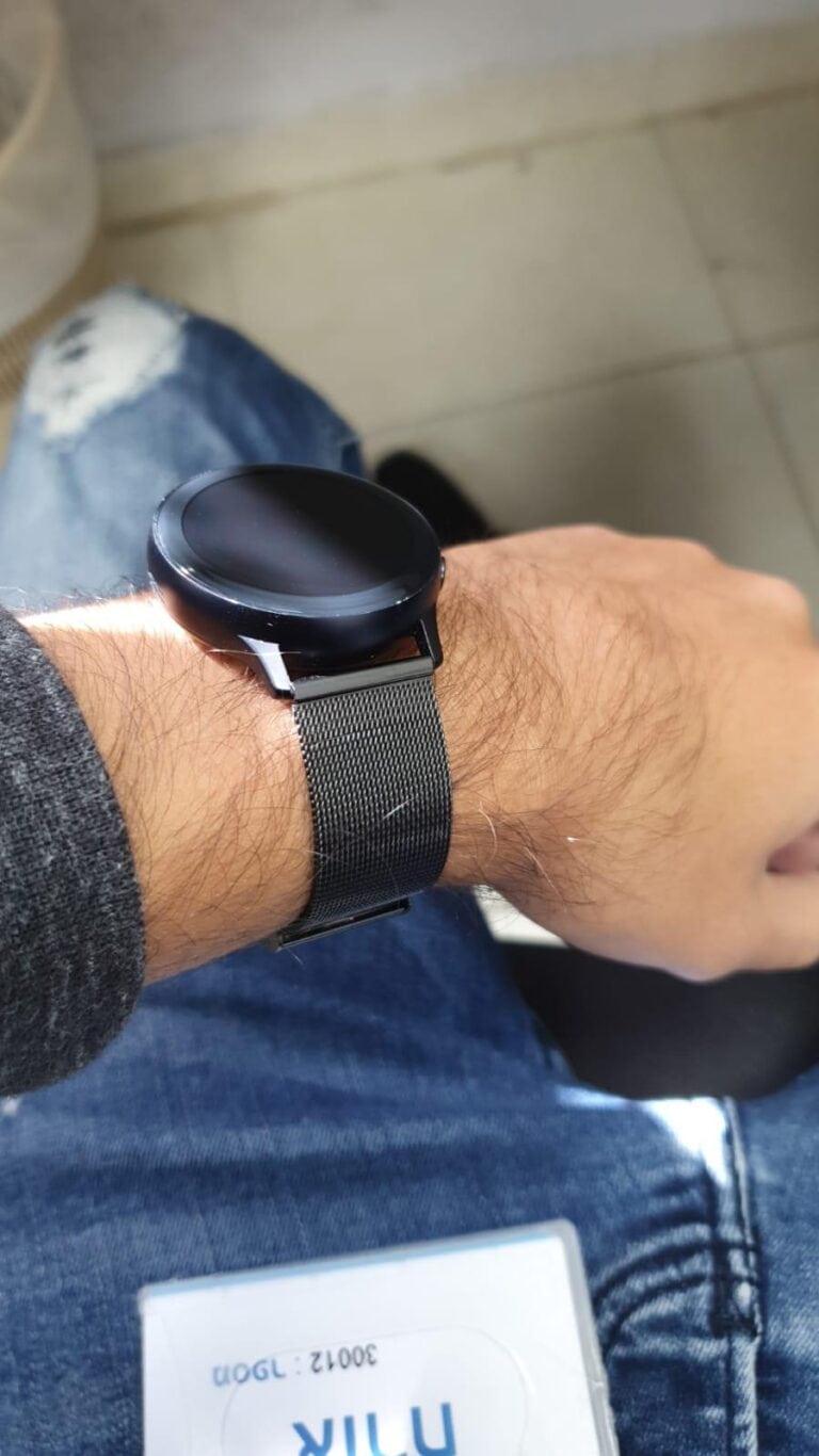 רצועת ברזל Milanese Quick Release 22mm עם אבזם שחור photo review