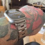 רצועה לאפל ווטש Titanium alloy סגנון Y כסוף 44/45/46/49mm photo review